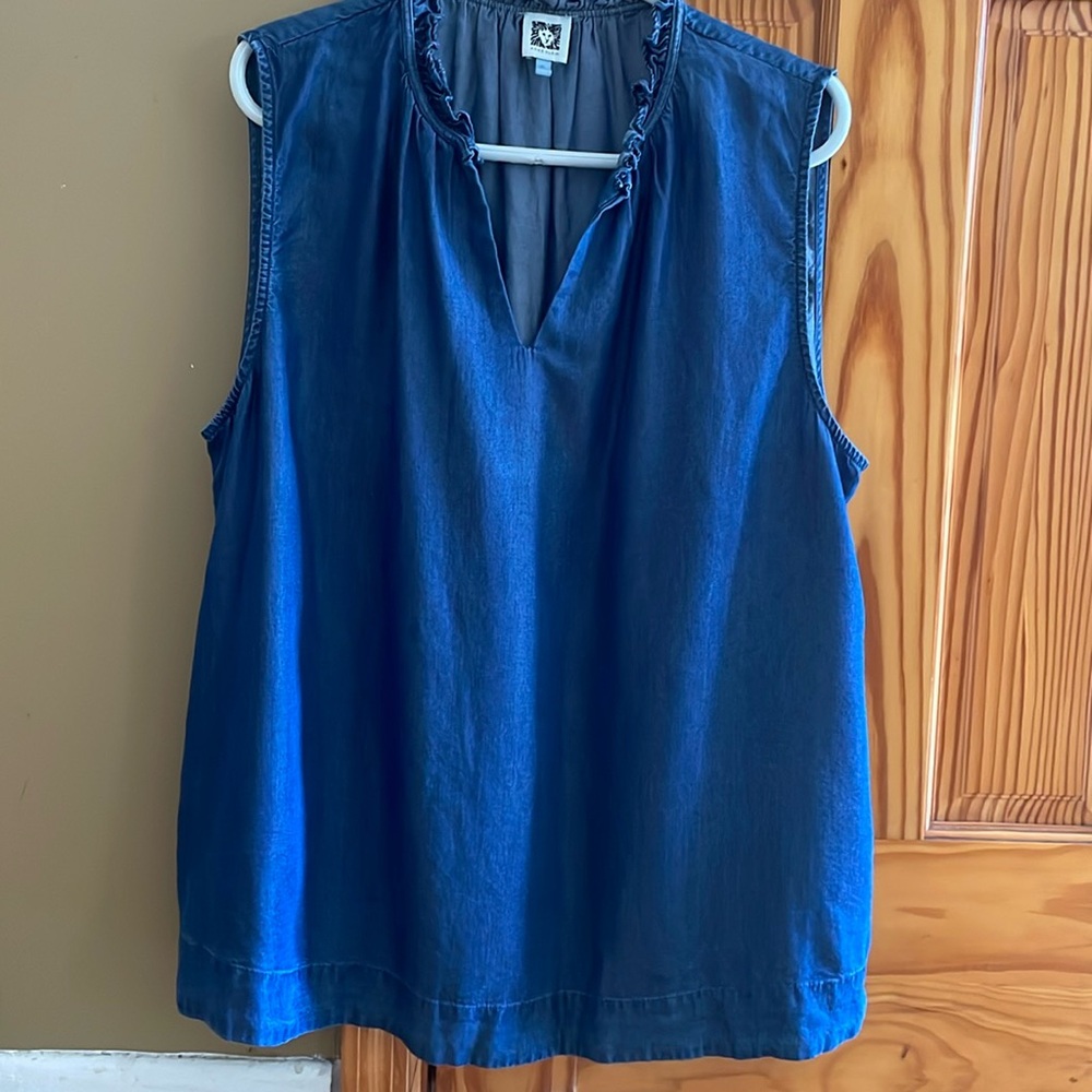 Women’s Anne Klein Sleeveless Top, Sz XL